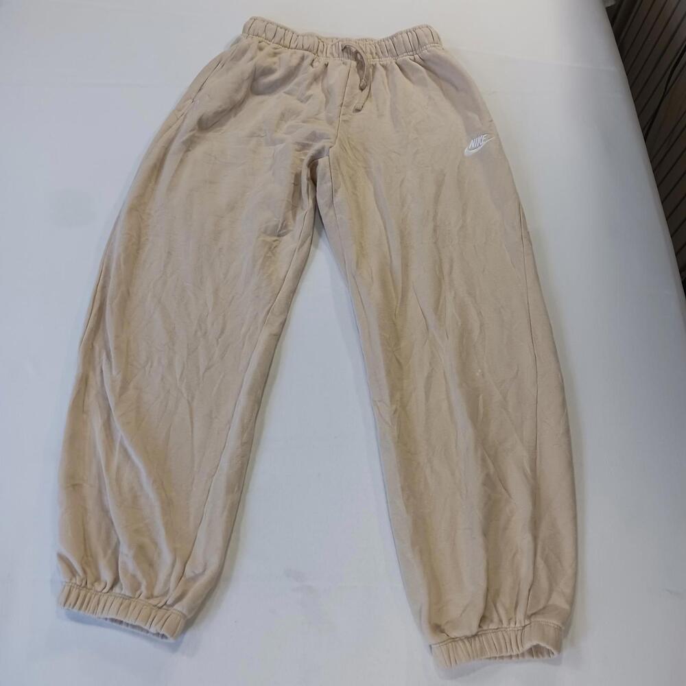 Nike Regular Fit High Rise Women's Size S (26×28) Tan Joggers Pants DQ5800-126 - Picture 1 of 16